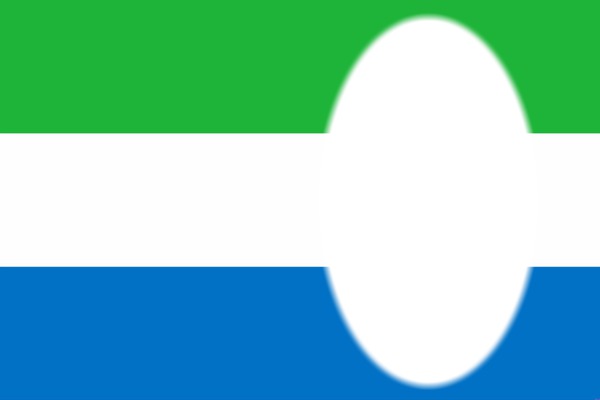 Sierra Leone flag Fotomontáž