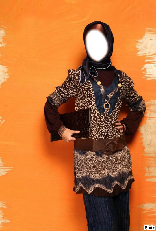fashion hijab Fotomontage