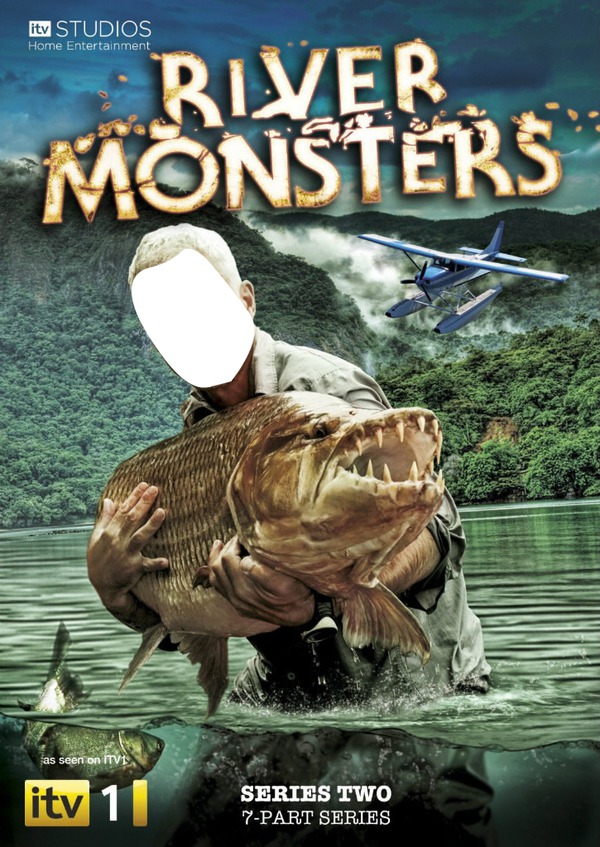 river monster Fotomontāža