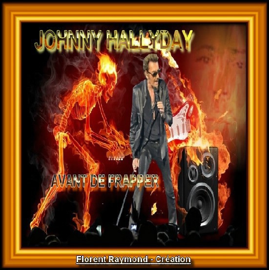 Johnny Hallyday Montaje fotografico