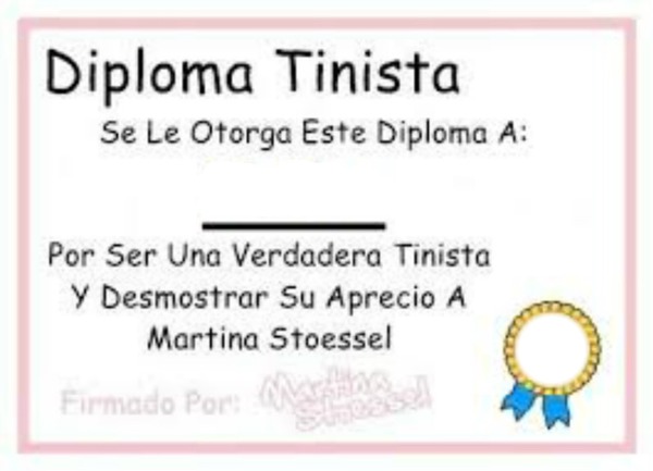 Diploma Tinista Fotomontasje