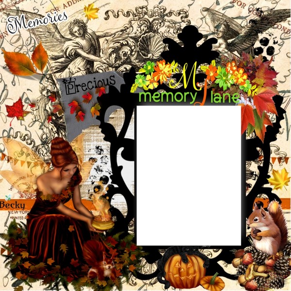 memory lane Photomontage