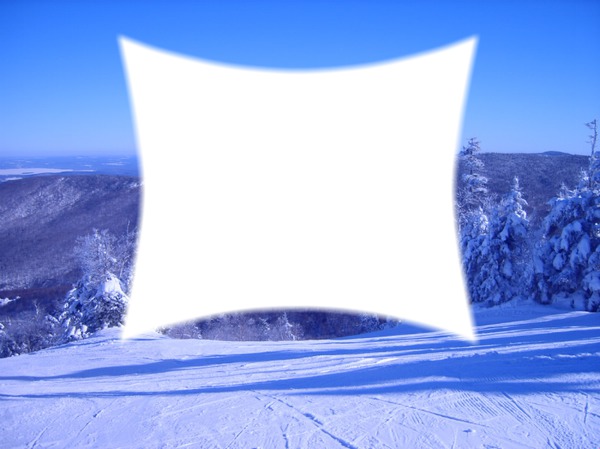 neige Photo frame effect