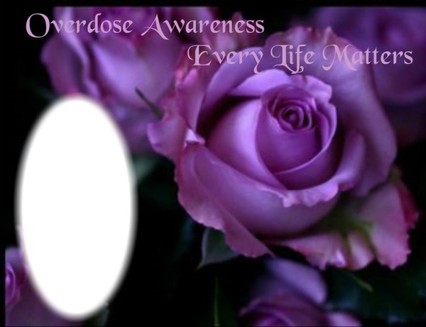 Overdose Awareness Photo frame effect