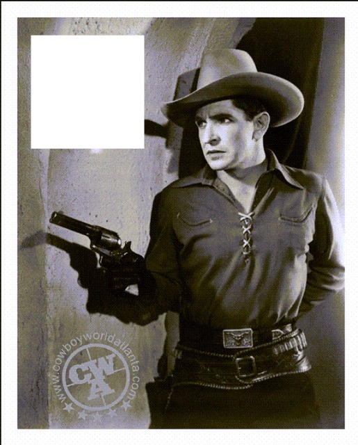Western 1907-1988) Bob Steele Fotomontáž