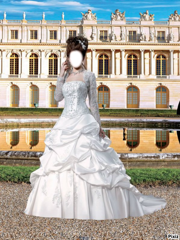 robe de mariage Fotomontage