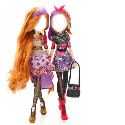Holly and Poppy (Ever After high dolls) Montaje fotografico