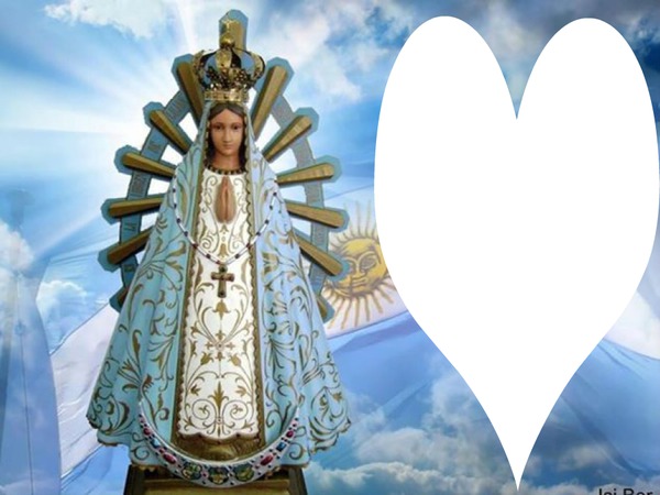 Virgen de Lujan Fotomontaż