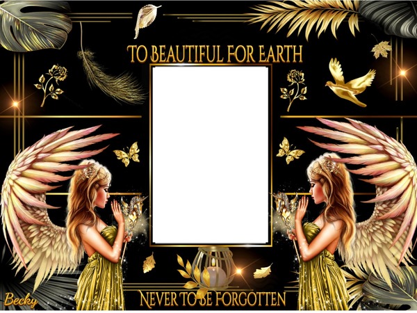 to beautiful for earth Photo frame effect