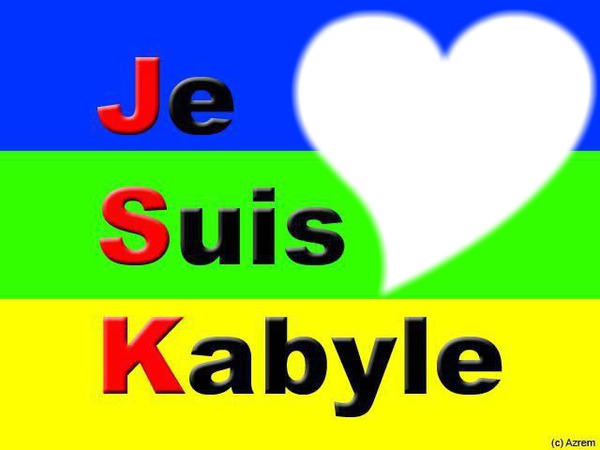 vivre la kabylie Fotomontasje