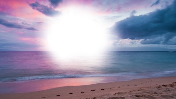 beach sky Fotomontasje