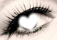 le cœur dans les yeux Фотомонтажа
