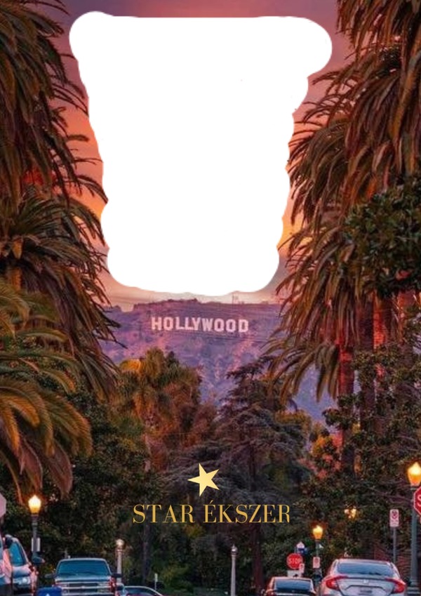 Star Ékszer Hollywood Photo frame effect