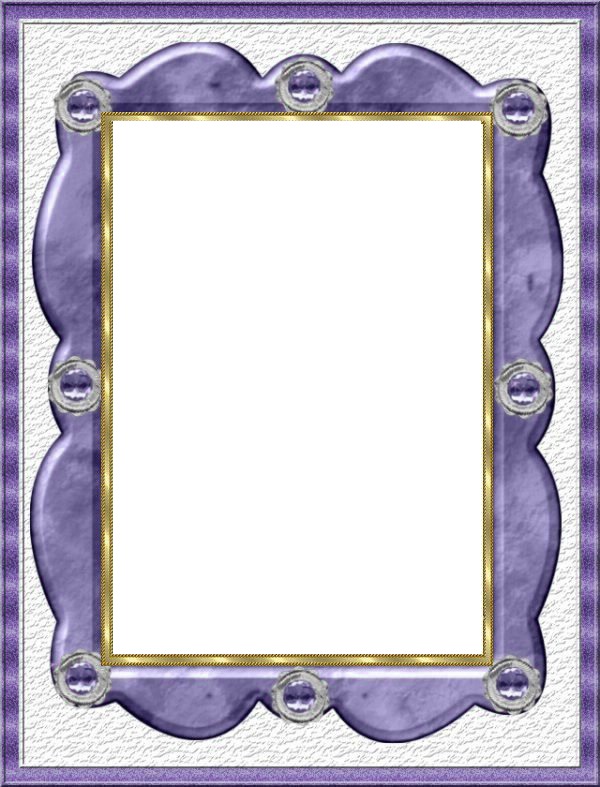 cadre violet et dorure Fotomontage
