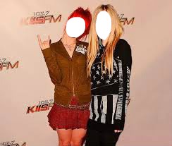 Avril Lavigne y Hayley Williams Fotomontáž