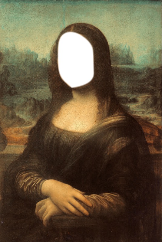 Your face in Mona Lisa Фотомонтаж