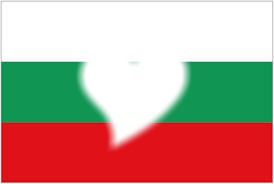 Bulgarian flag Fotomontage