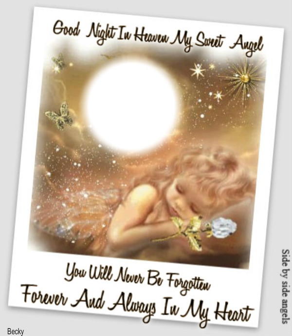 GOOD NIGHT ANGEL Fotomontaż