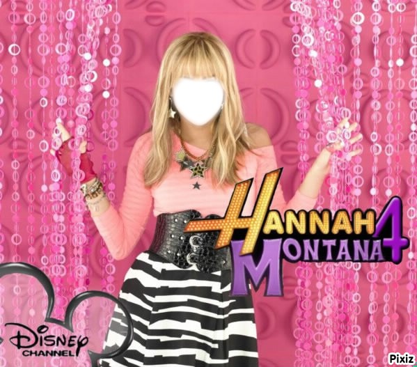 Hannah Montana Fotomontage