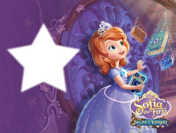 Sofia the first Photo frame effect