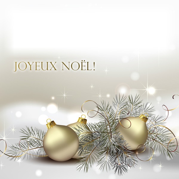 Joyeux Noël Fotomontáž