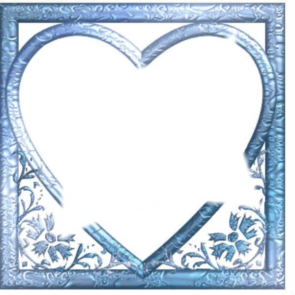 le coeur bleu Valokuvamontaasi