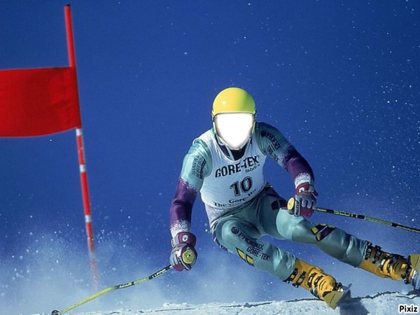 ski de pente Fotomontage