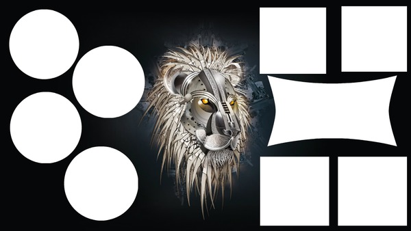 lion 9 photo Fotomontage