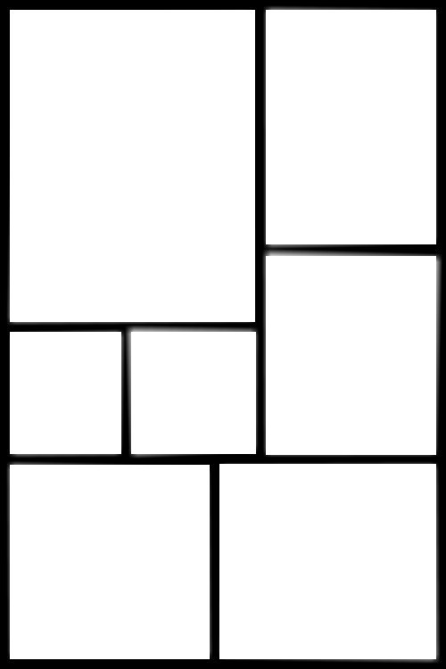 cadre carré rectangle Fotomontáž