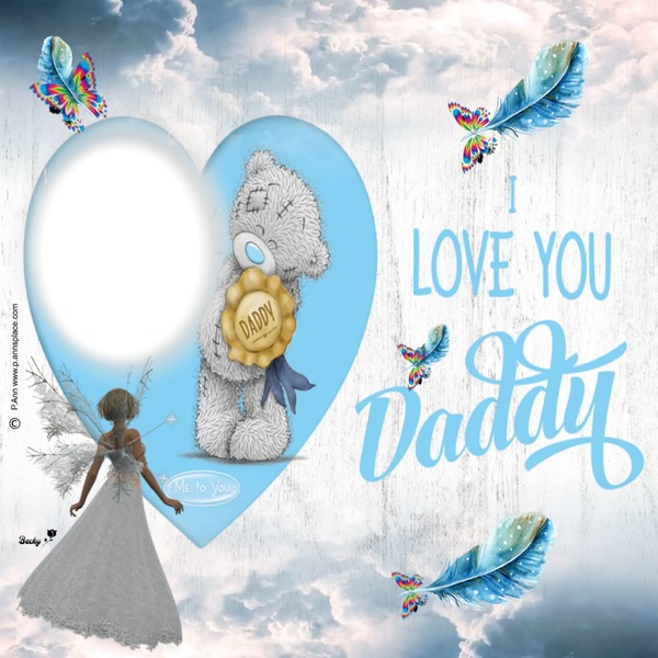 I LOVE YOU DADDY Montage photo