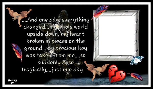 just one day ( son ) Photo frame effect