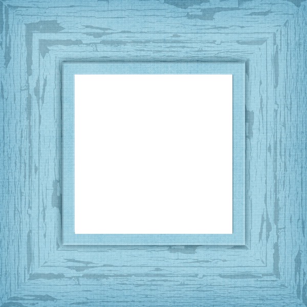 cadre bleu Fotómontázs