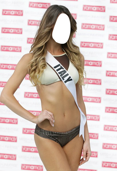 Miss Italy Fotomontaż
