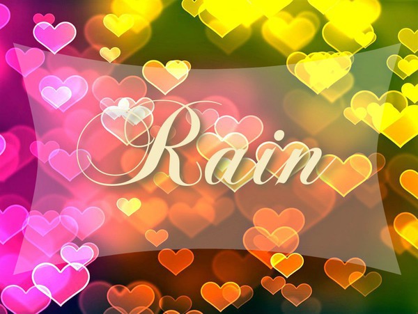rain Fotomontage