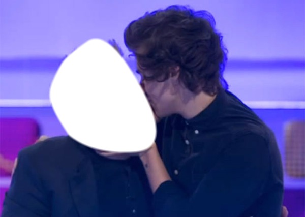 Harry kiss Photo frame effect