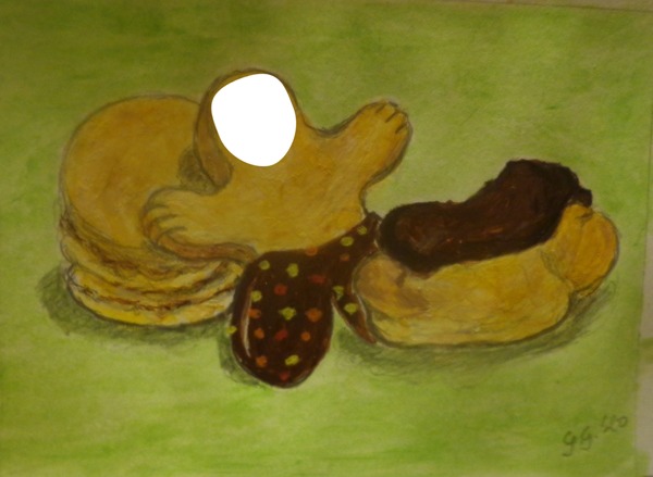 les petites pâtisseries peint par Gino GIBILARO Fotomontaža