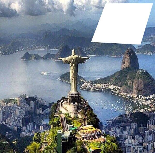Rio de Janeiro - Cristo Photo frame effect