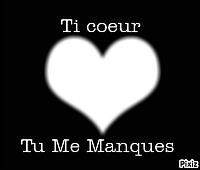 ti coeur tu me manque :'( Fotoğraf editörü