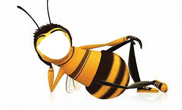 abeille Fotomontaggio