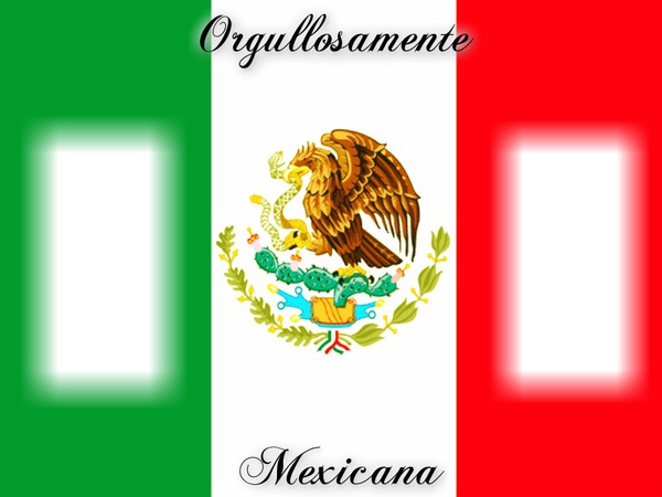 bandera de mexico Fotomontaggio