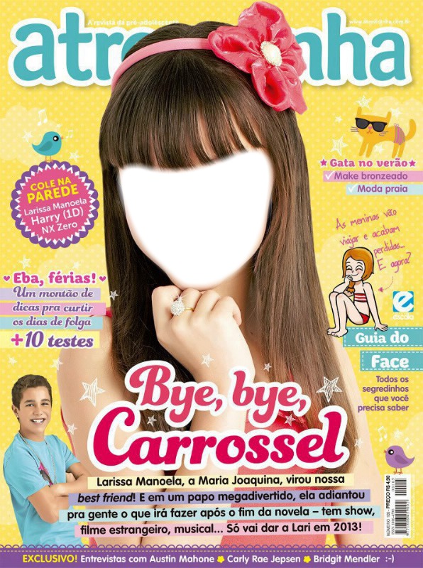 Magazine Atrevidinha Fotomontāža