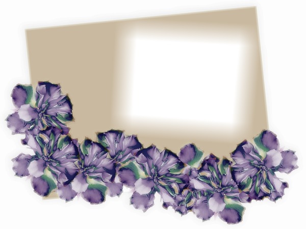 bloemen Fotomontaggio