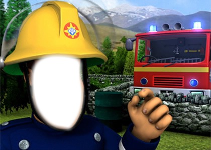 Sam le pompier Fotomontage