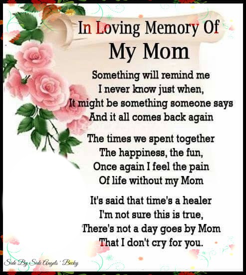in loving memory my mom Montage photo