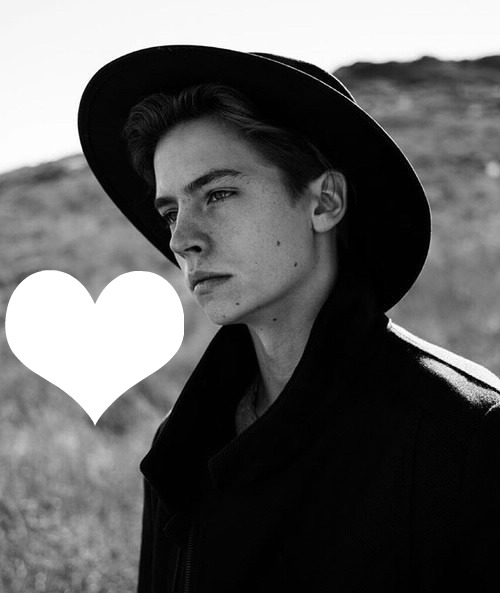 Cole Sprouse Photo frame effect