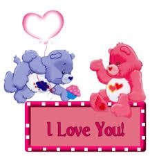 bisounours I LOVE YOU Fotomontage