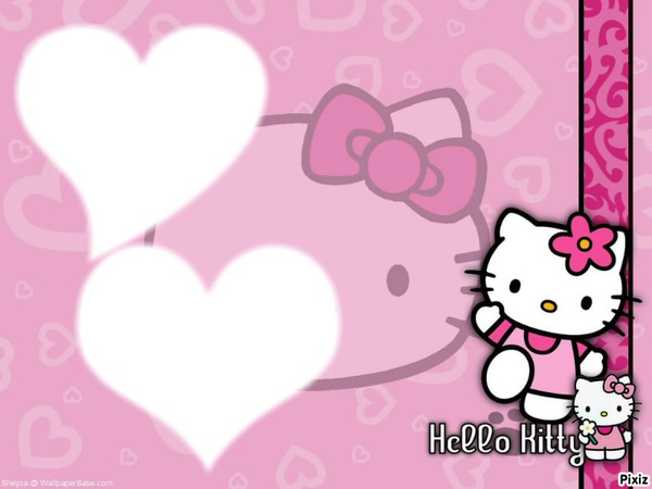 Hello Kitty fille Montaje fotografico