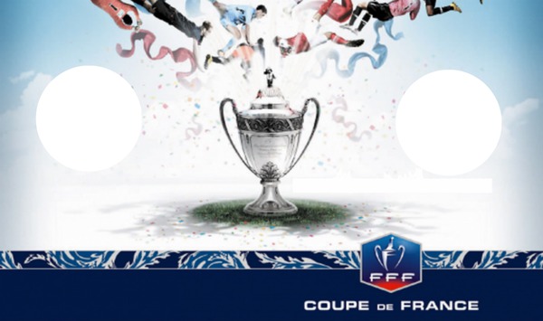 score coupe de france Fotomontaż