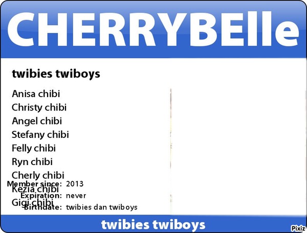 twibies dan twiboys card Photomontage