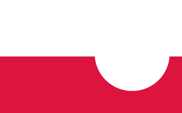 Poland flag Фотомонтаж
